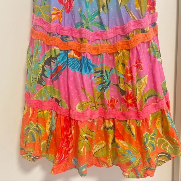 FARM Rio Ombre Forest Tiered Midi Skirt
XS - Picture 5 of 8